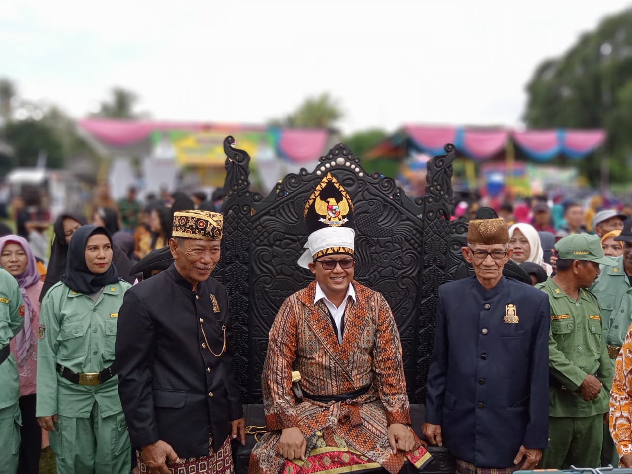 Kegiatan Bunga Kampung Resmi Dibuka Wabup Lamteng di Kecamatan Bandar Surabaya