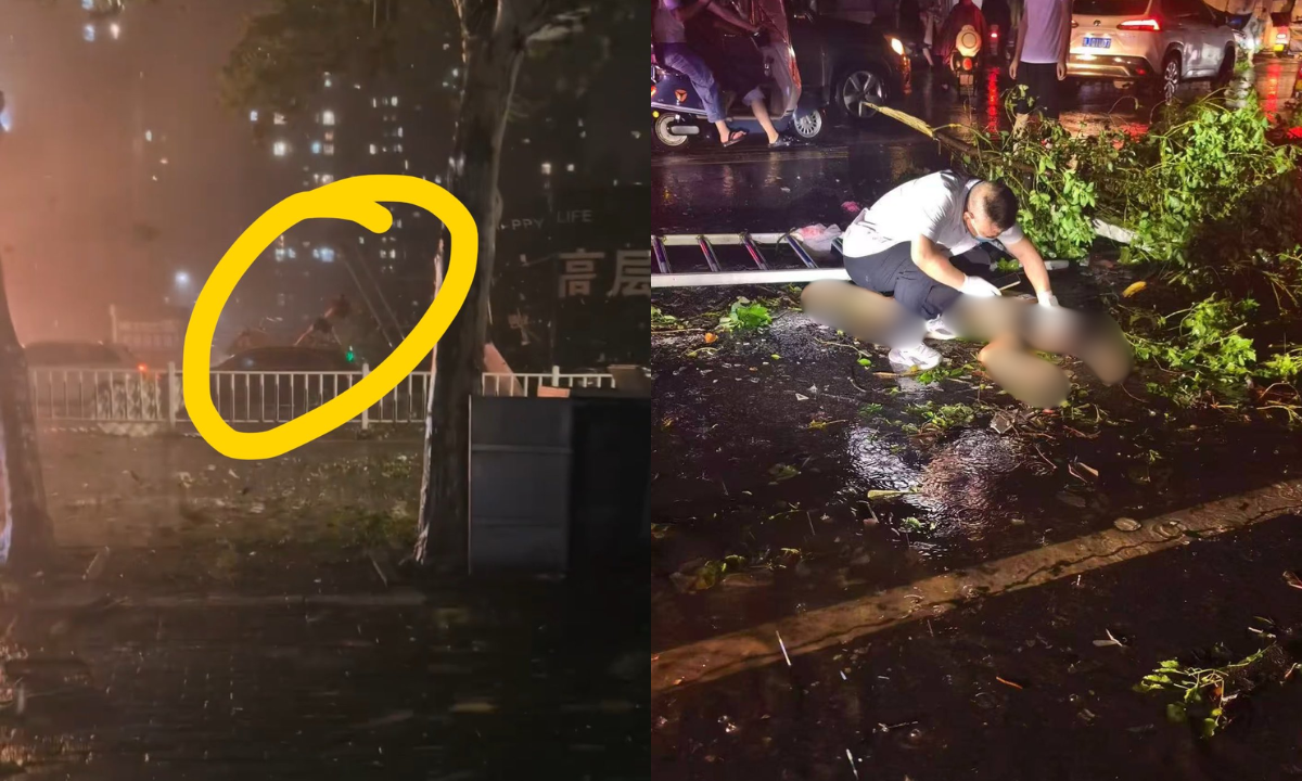 Badai Tornado Terbangkan Seorang Wanita hingga Tewas di Hubei Tiongkok 