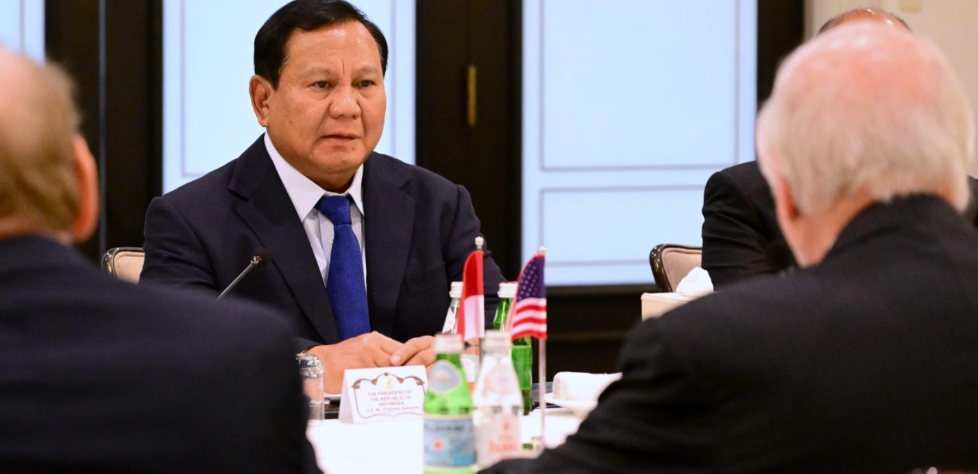 Presiden Prabowo Terima Kedatangan Direktur CIA di Wisma Indonesia Washington DC