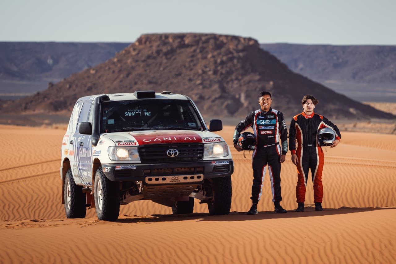 Julian Johan Tempuh Latihan Berat di Gurun Sahara Demi Hadapi Rally Dakar 2026