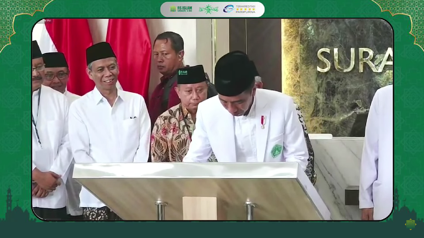Persembahan 1 Abad Nahdlatul Ulama, Presiden Jokowi Resmikan Gedung Tower RSIS Ahmad Yani
