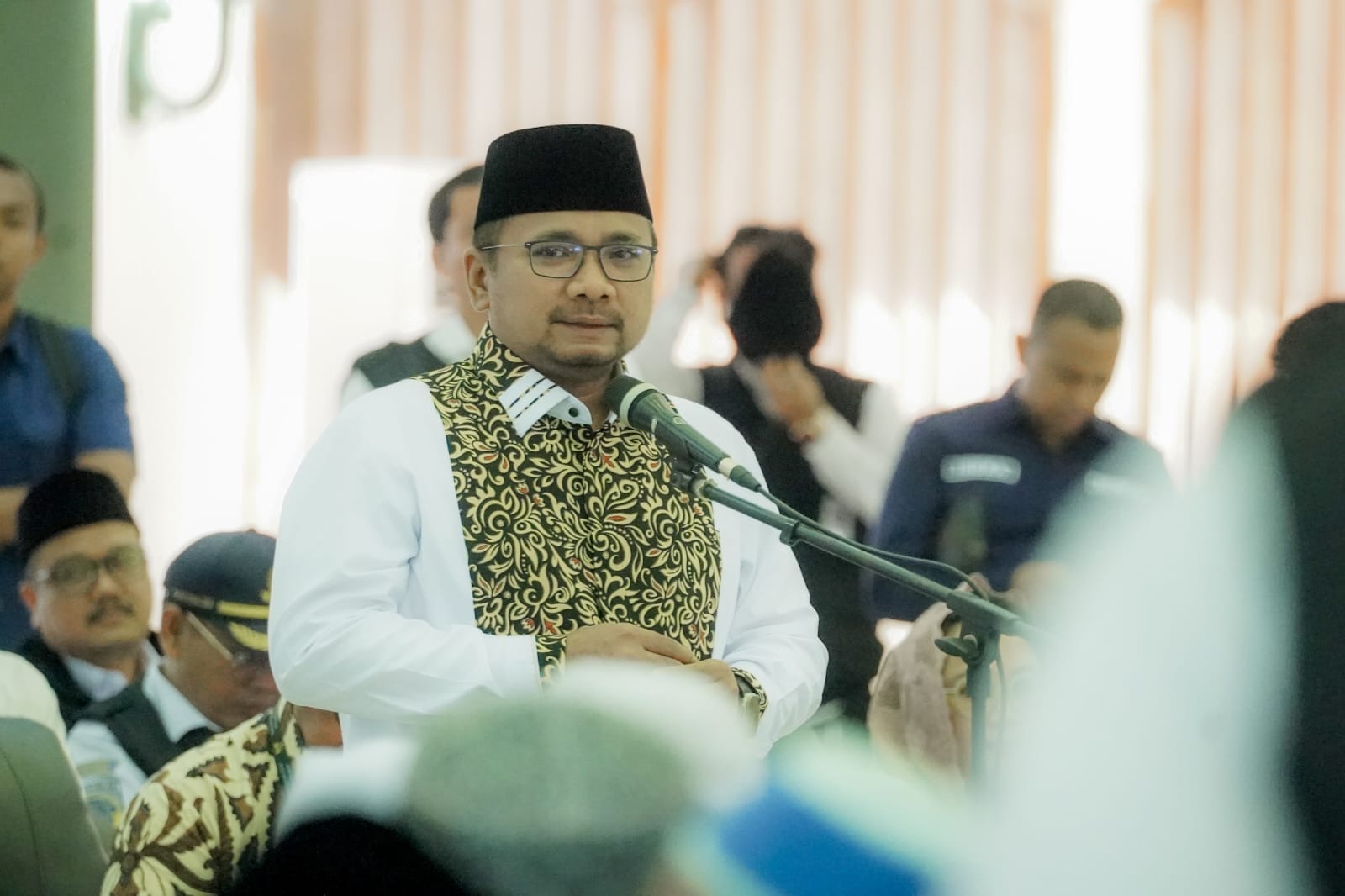 Menag Sambut Kloter Akhir Jemaah Haji 2024 di Jakarta, Minta Maaf Atas Segala Kekurangan Layanan 