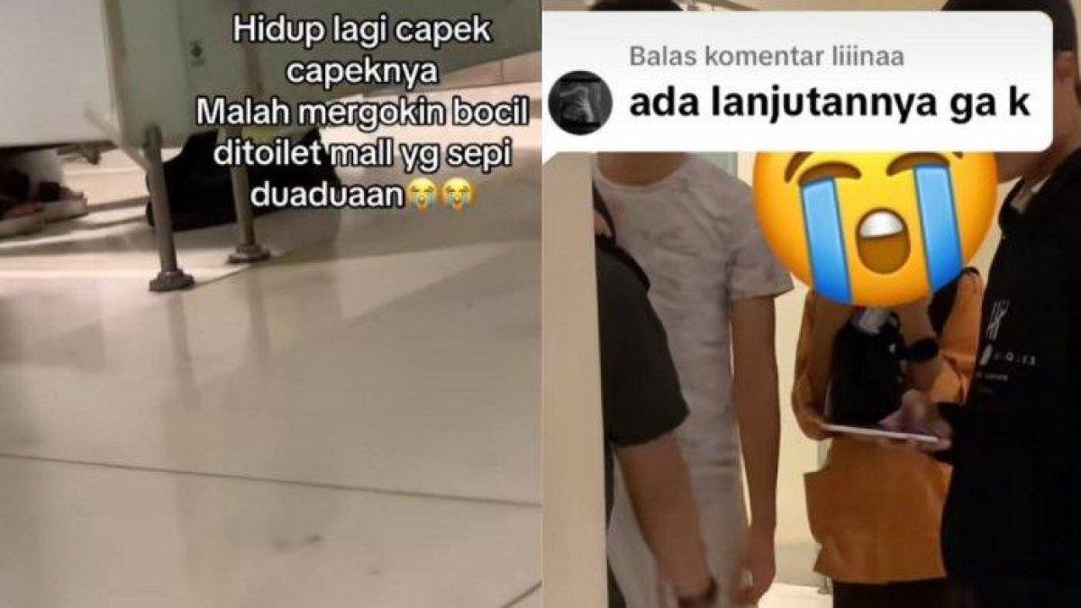 Viral Dua Remaja Kepergok Mesum di Toilet Mal, Masih Pakai Seragam Sekolah!