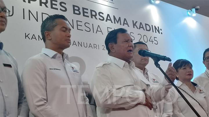 Usai Mendapat Skor 11, Prabowo Bertanya ke Pengusaha: Berapa Nilai Saya? 