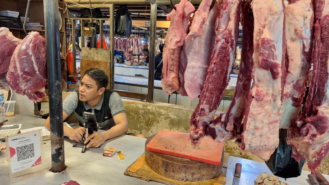 Harga Daging Sapi Terus Naik Jelang Ramadan, Pasokan di Pasar Tradisional Kian Tipis