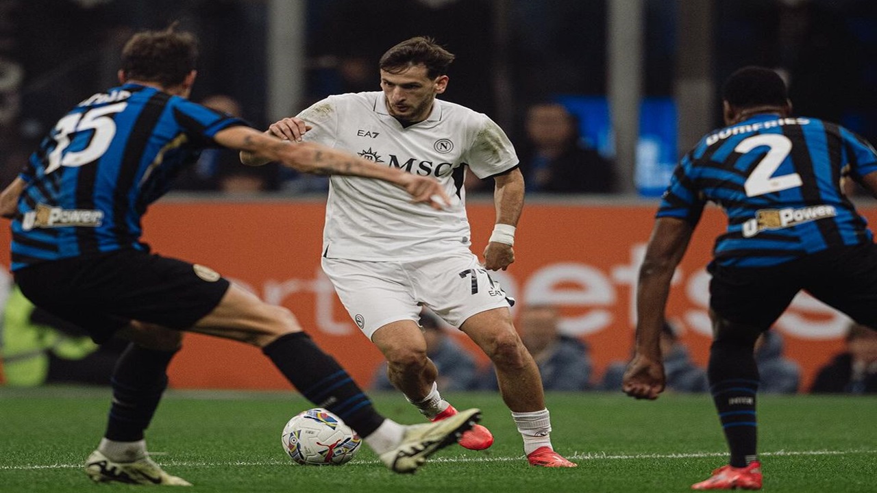 Hasil Pertandingan Inter vs Napoli Serie A 2024/25: Harus Puas Berbagi Poin