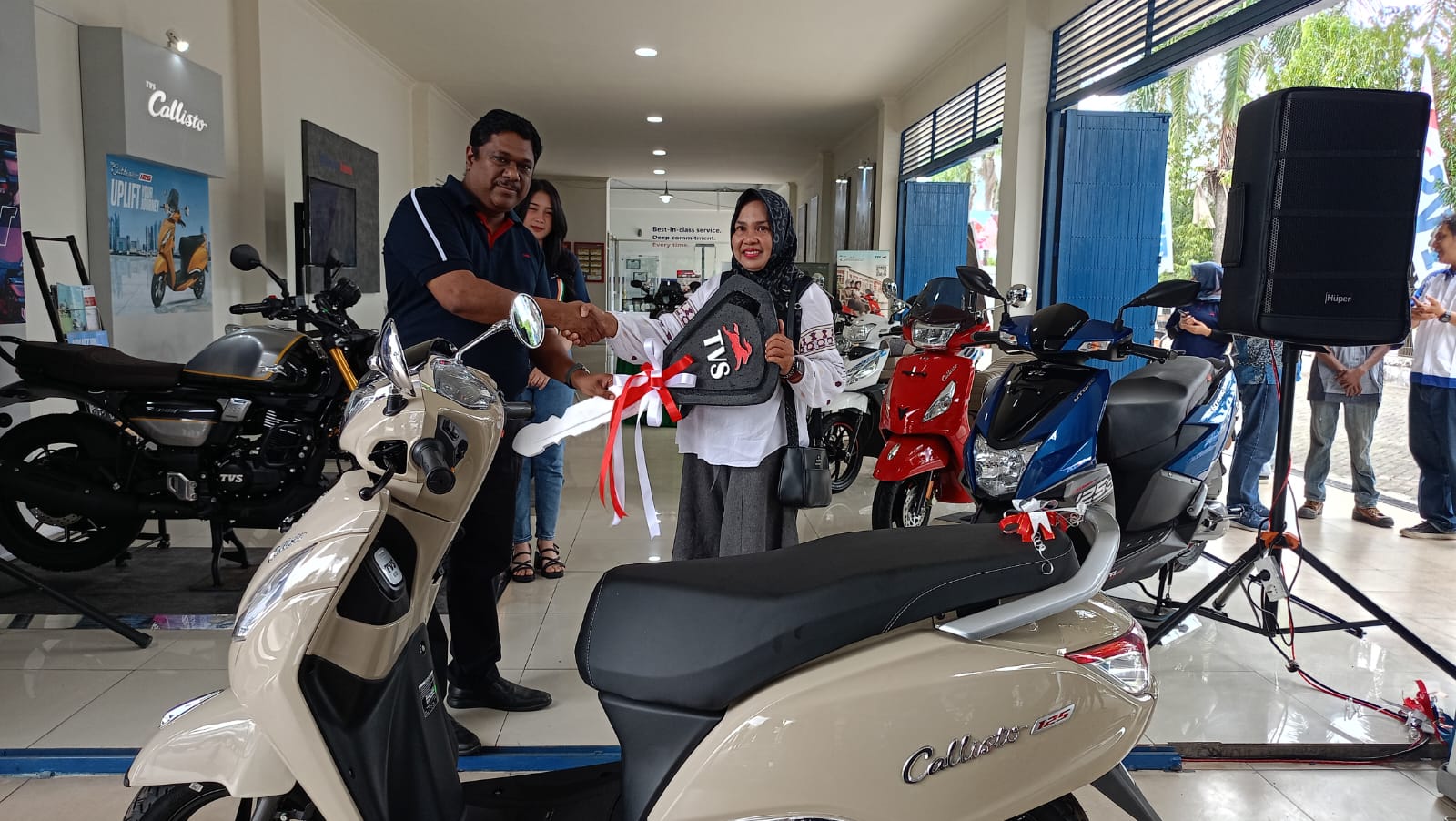 TVS Indonesia Resmikan Dealer ke-36 di Banjarbaru, Punya Fasilitas 3S 