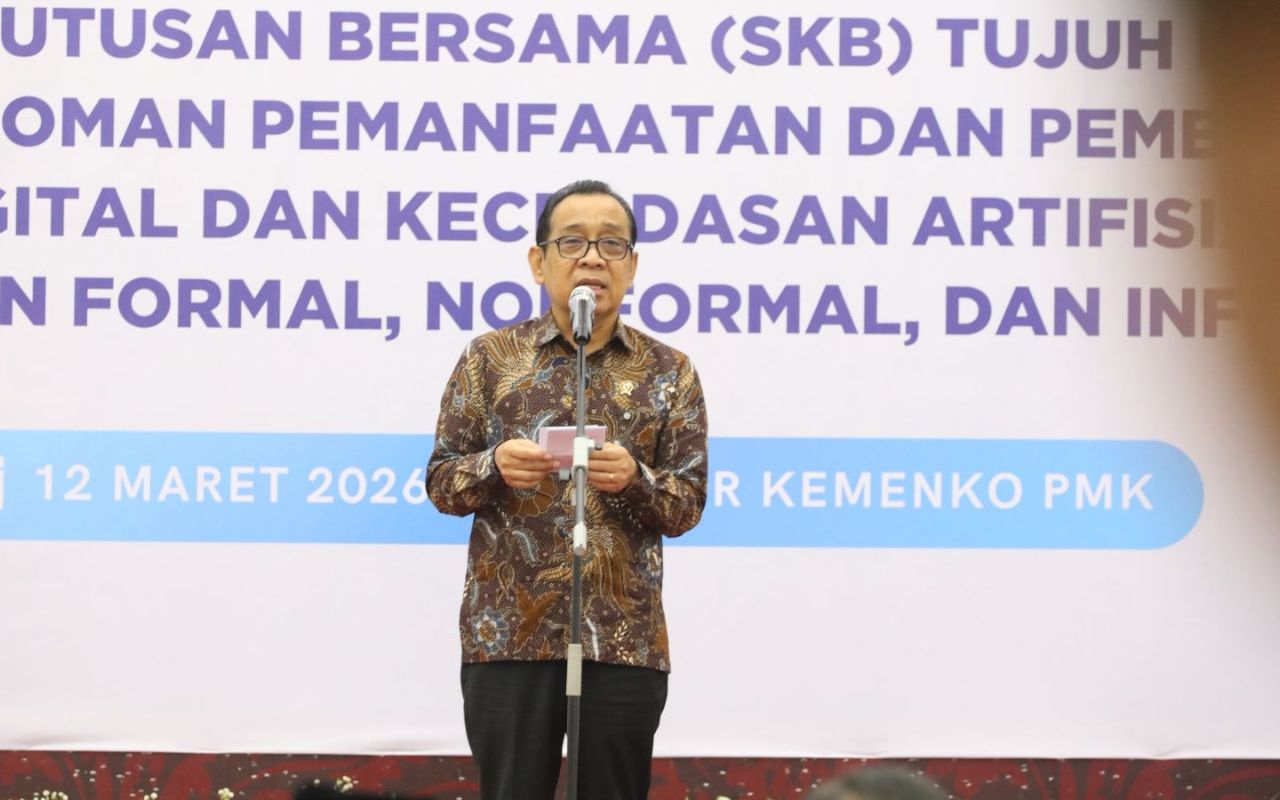 Anak di Bawah Umur Dilarang Pakai AI, Menko PMK Tegaskan Kriteria Usia Jadi Syarat Mutlak di Sekolah