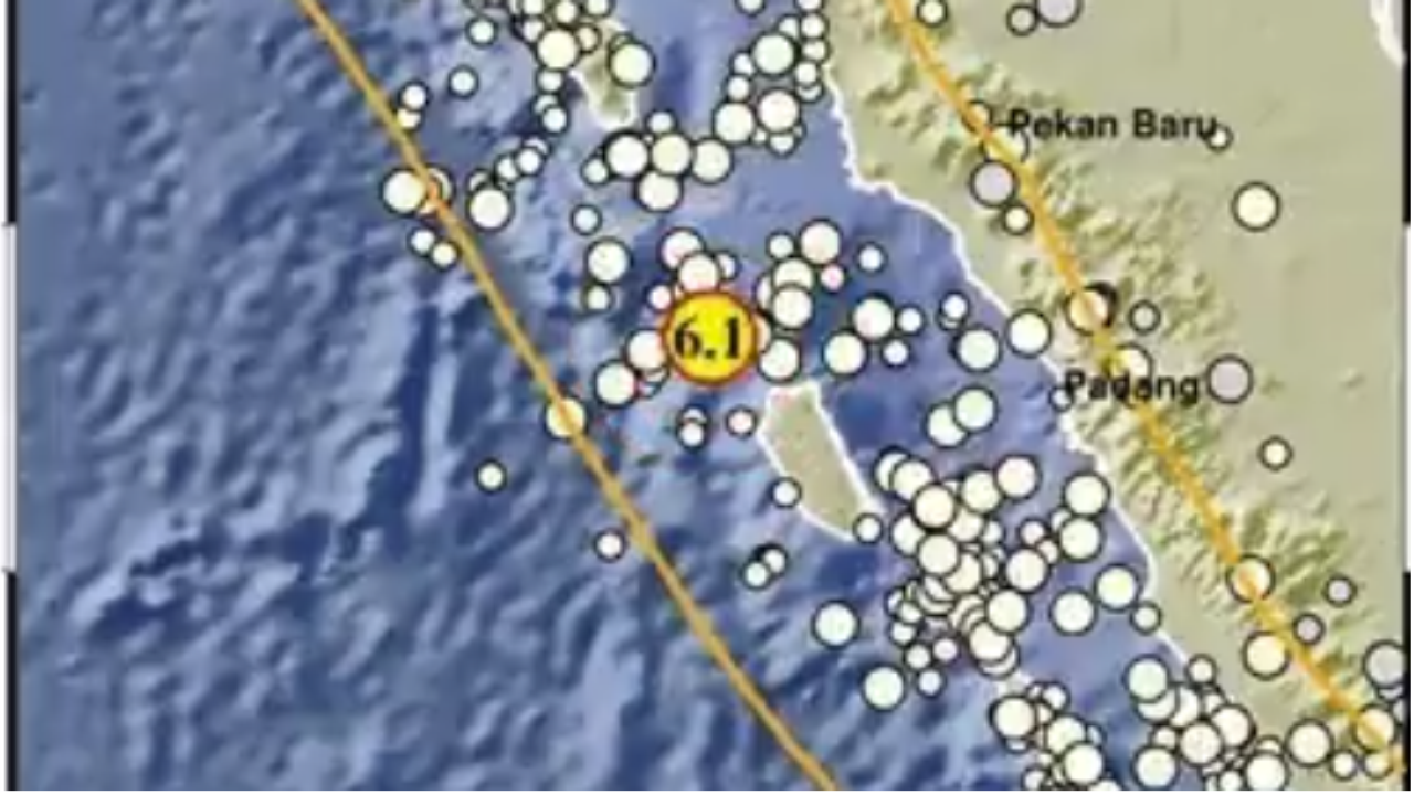 Gempa M6,1 Guncang Nias Selatan, Getaran Terasa hingga Sumatera Barat