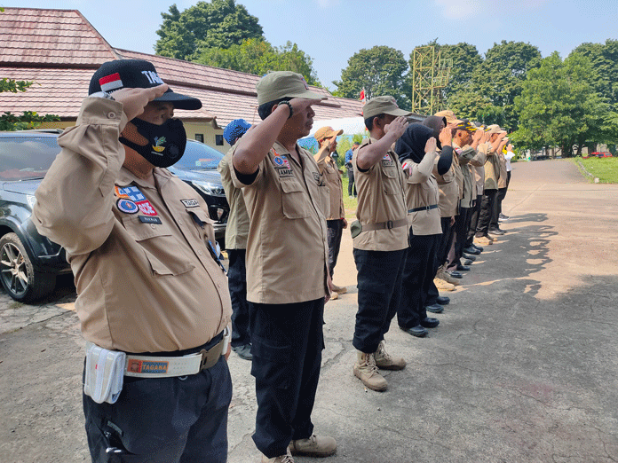44 Calon Relawan Tagana Ikuti Latsar, Dilatih Evakuasi Korban, hingga Bikin Dapur Umum