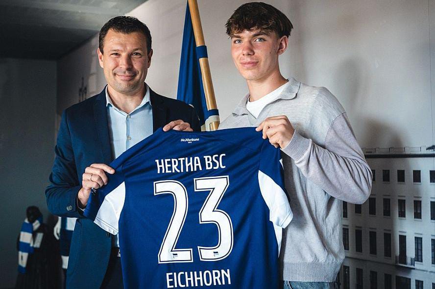 Kennet Eichhorn, Wonderkid Hertha BSC yang Jadi Rebutan Man City hingga Real Madrid