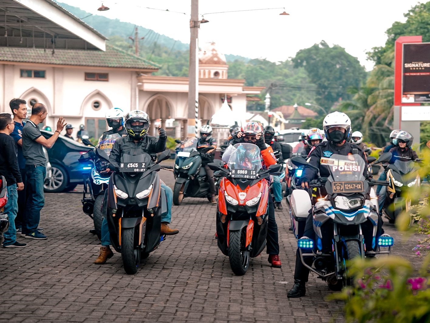 Ribuan Bikers Banjiri Acara Xmax Owners Tour and Gathering di Yogyakarta