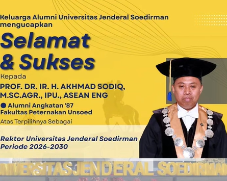 Riwayat Pendidikan Rektor UNSOED Akhmad Sodiq, Lulusan Master Jerman dan Ahli Peternakan yang Kena OTT KPK