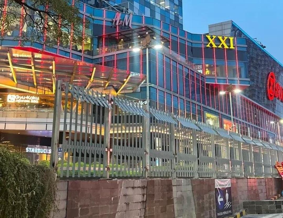  Ini Alasan Kota Kasablanka dan Mal Pakuwon Bekasi Pasang Pagar Tinggi