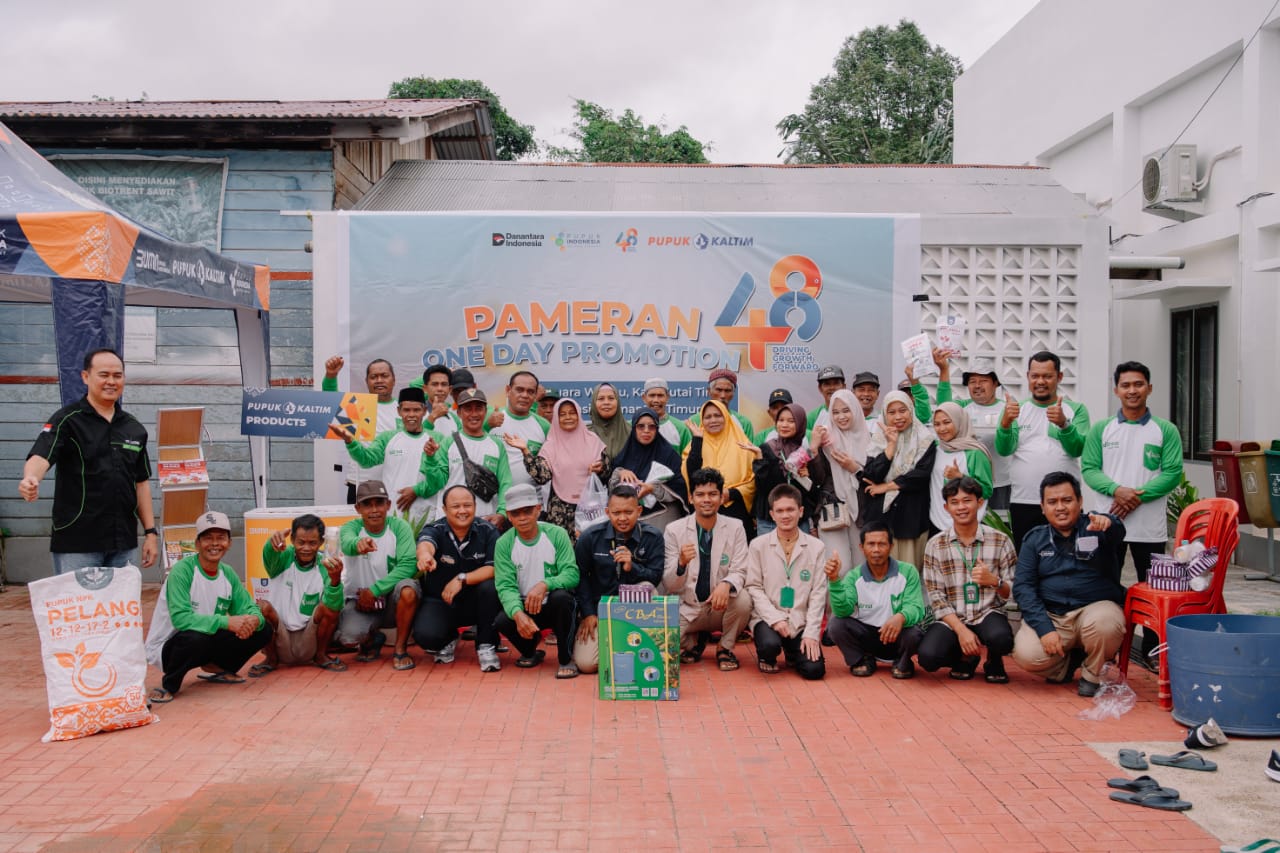 HUT ke-48, Pupuk Kaltim Salurkan 836 Ribu Ton Pupuk ke Petani di 10 Provinsi