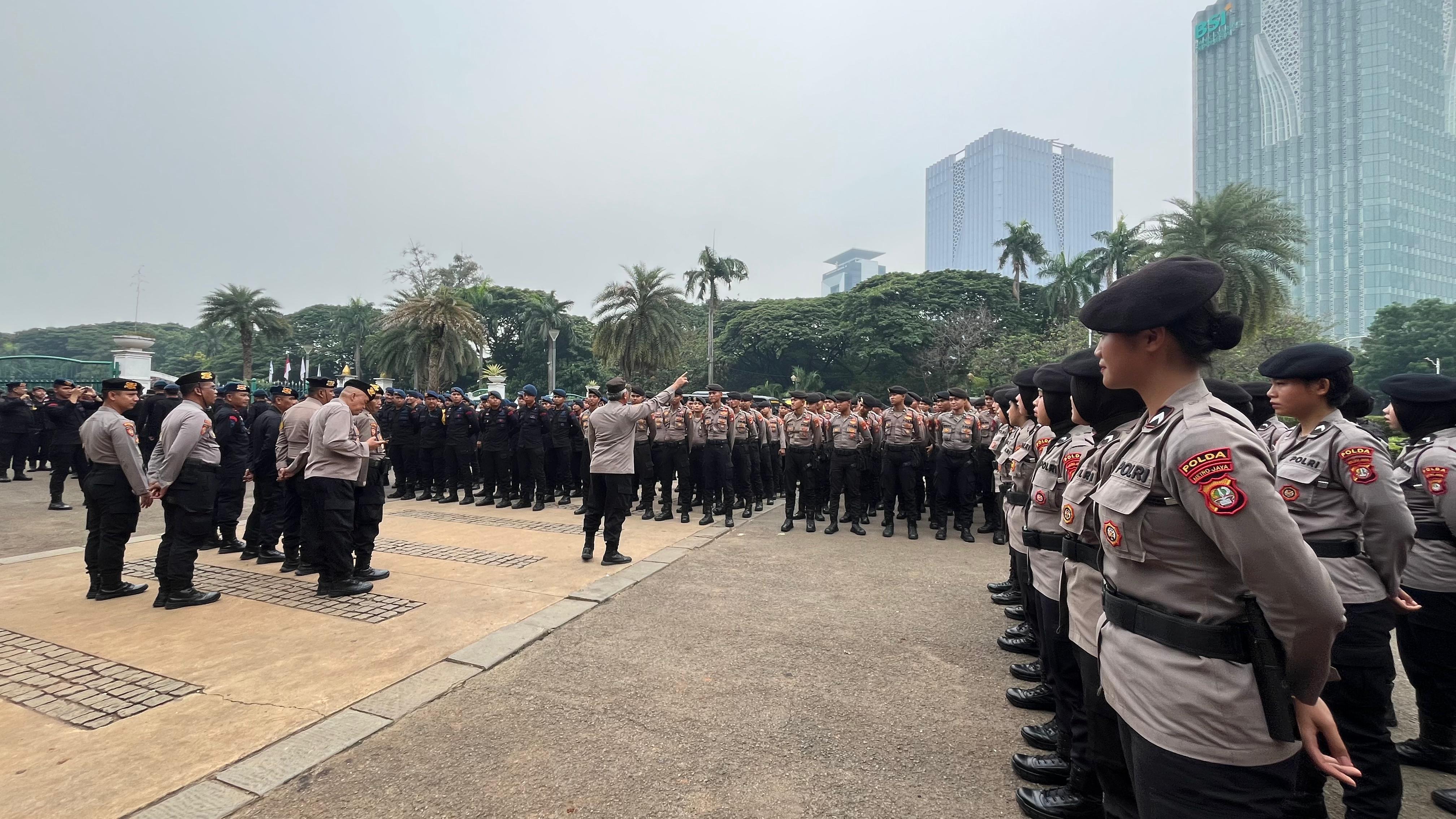 5.684 Personel Kawal Demo di 3 Titik Unjuk Rasa Hari Ini