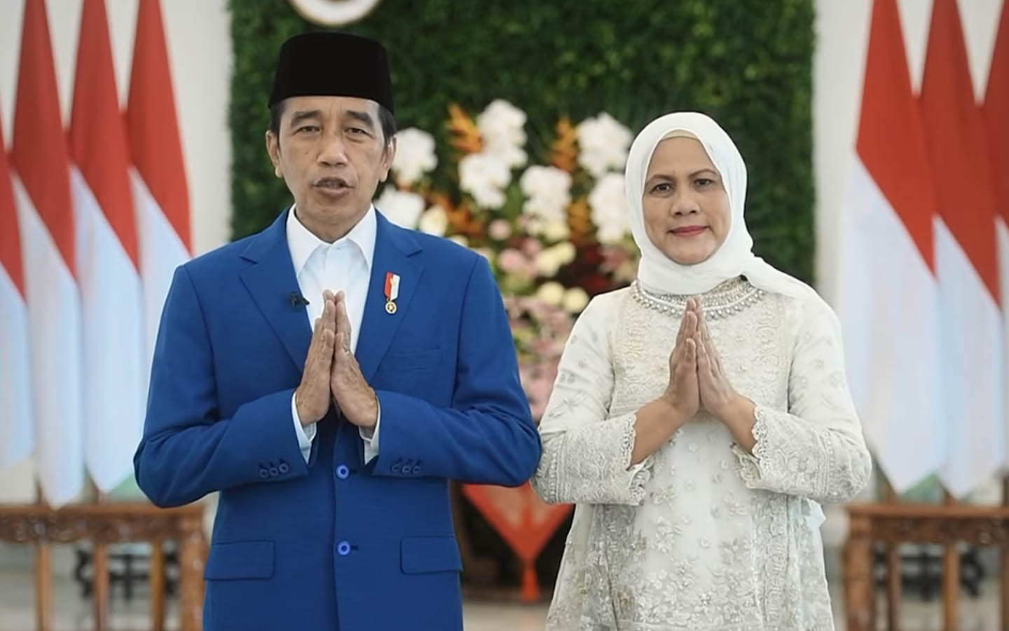 Presiden Jokowi dan Ibu Iriana: Selamat Berlebaran, Mohon Maaf Lahir dan Batin 