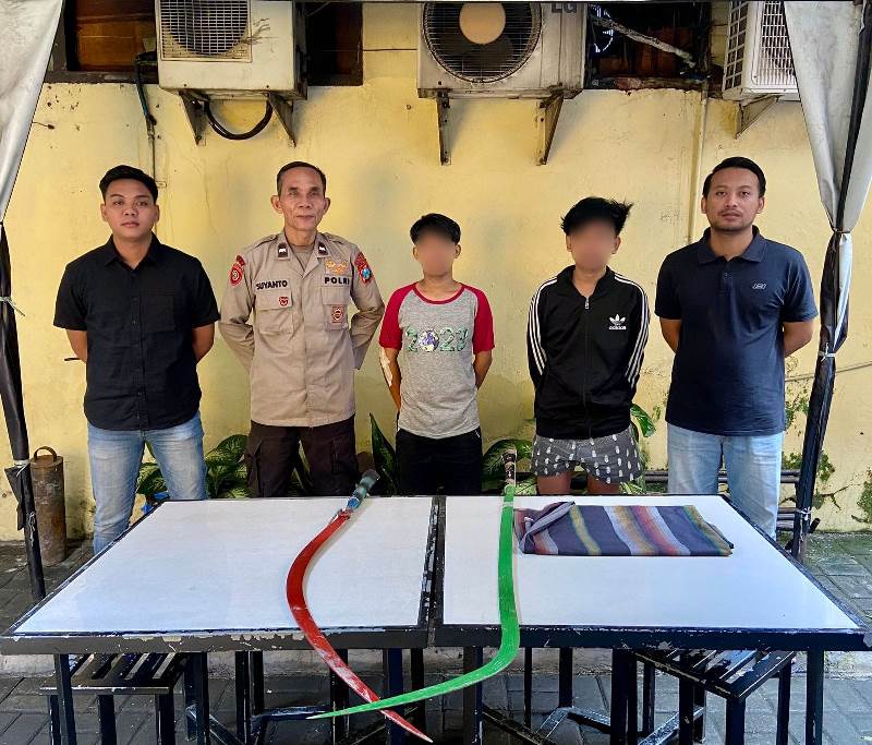 Polisi Gagalkan Tawuran Dua Remaja di Jalan Bulaksari Surabaya
