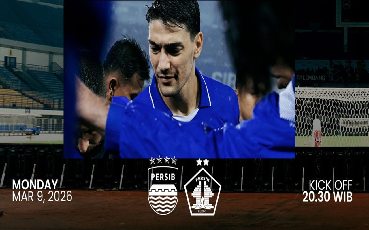 Link Live Streaming Persib Bandung vs Persik Kediri di Super League, KickOFF: 20.30 WIB