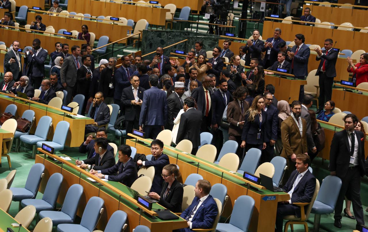 Netanyahu Tolak Keras Pengakuan Negara Palestina, Para Diplomat Ramai-Ramai Walk Out
