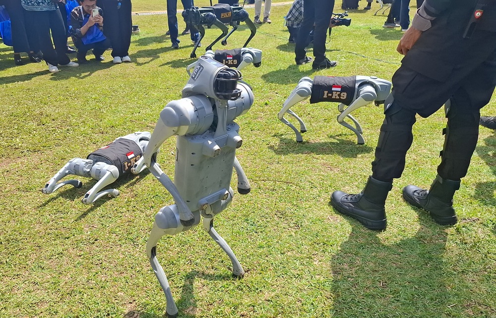 Robot Canggih Masuk Polri, Bisa Lari 7 Meter per Detik dan Angkat 85 Kg!