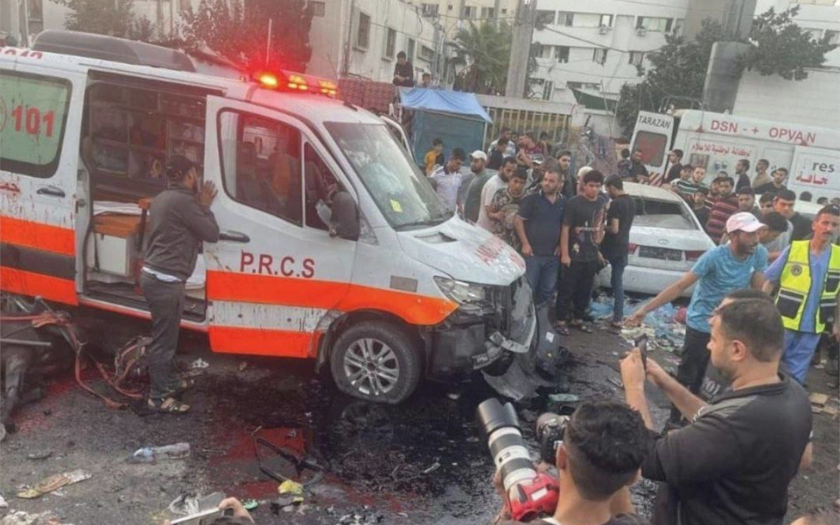 Kondisi Terkini di RS Al Shifa Gaza, Israel Kirim Rudal Kenai Ambulans, Direktur: Kami Krisis Air dan Bahan Bakar