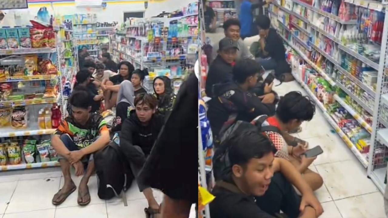 Viral Klub Motor CB Nganjuk Numpang Istirahat di Indomaret, Karyawan Minus Hingga Rp4 Juta