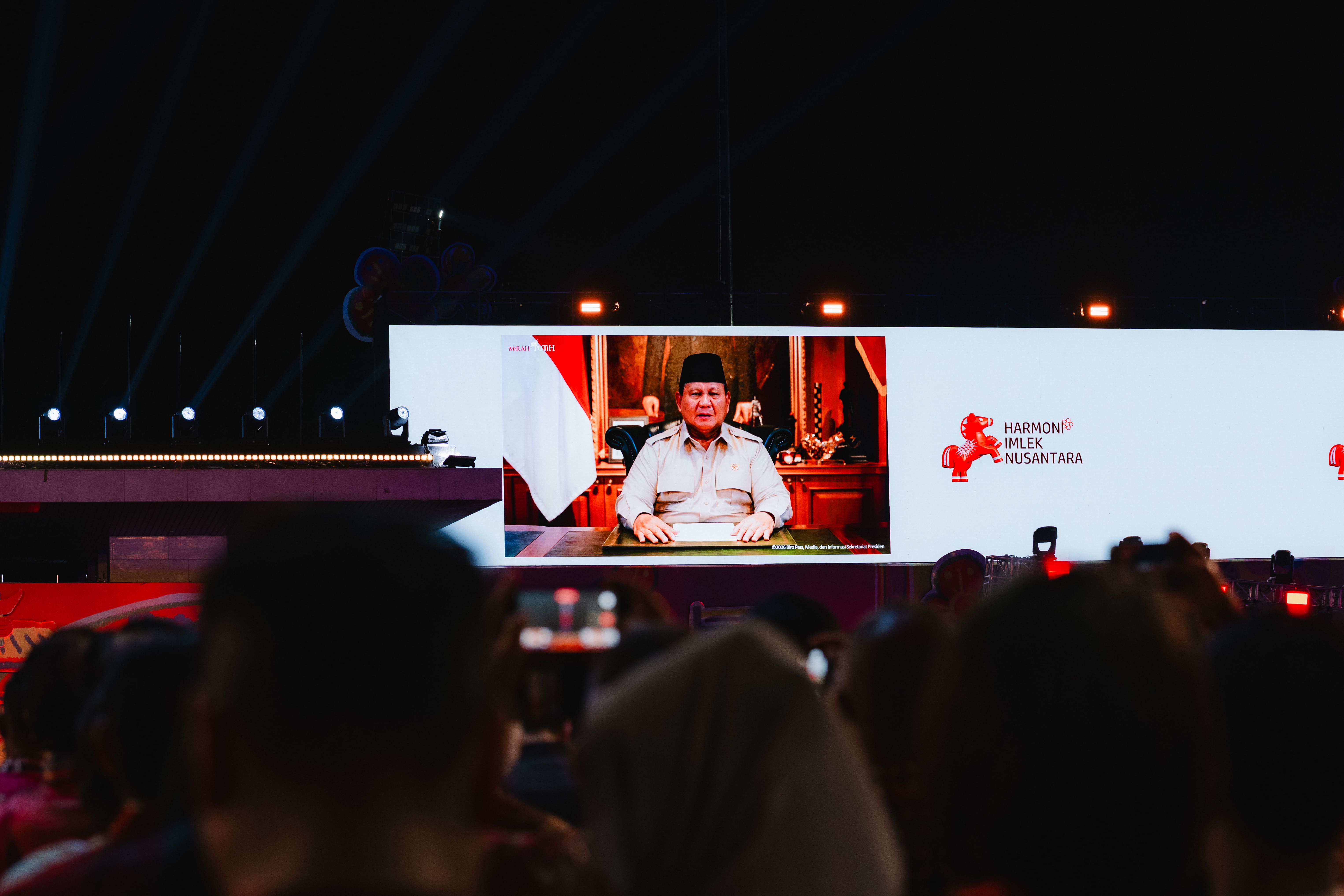 Imlek 2577 Berdampingan dengan Ramadan, Prabowo: Inilah Wajah Asli Indonesia