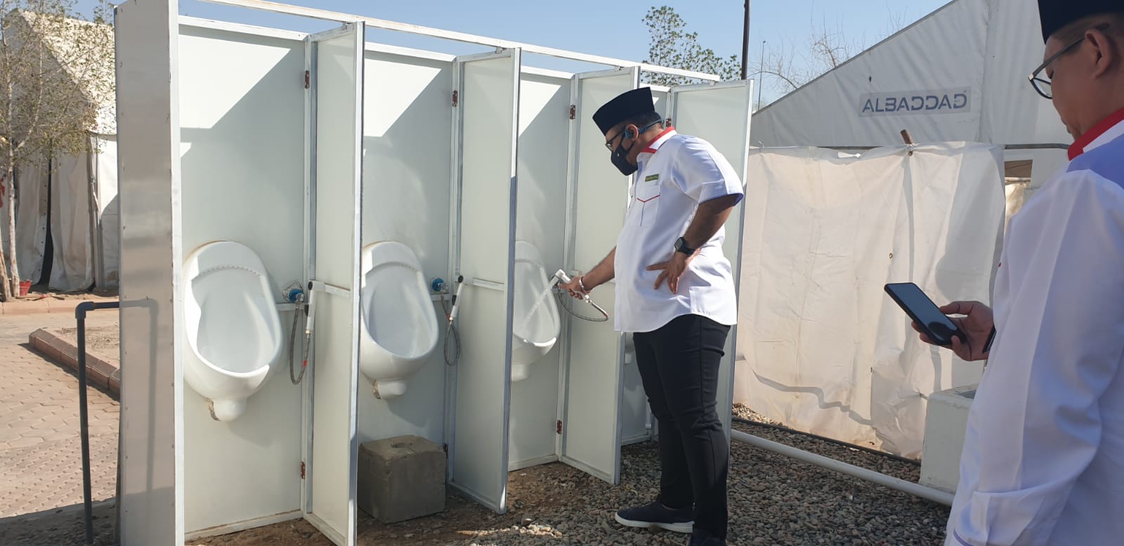 Menag Tinjau Toilet di Arafah, Ingin Jemaah Haji Tidak Lama Mengantre