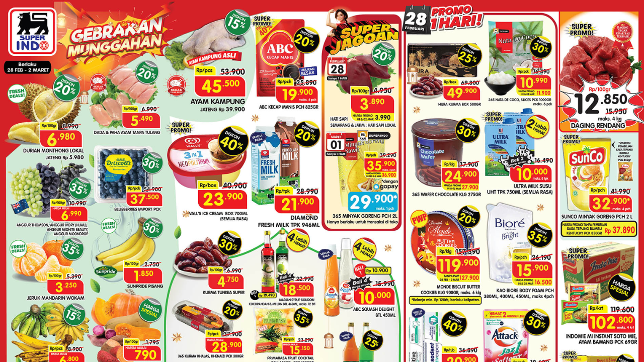 Promo JSM Superindo Minggu Ini 28 Februari-2 Maret 2025 Jelang Ramadan, Ikan Bandeng Rp3 Ribuan Buat Menu Sahur