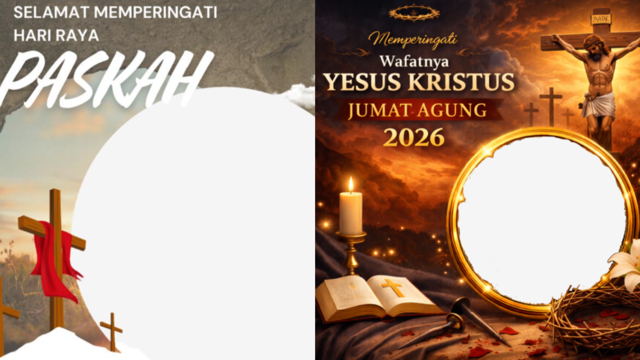 35 Link Twibbon Jumat Agung 2026 Gratis dan Terbaru Lengkap Ucapan, Yuk Bagikan ke Medsos