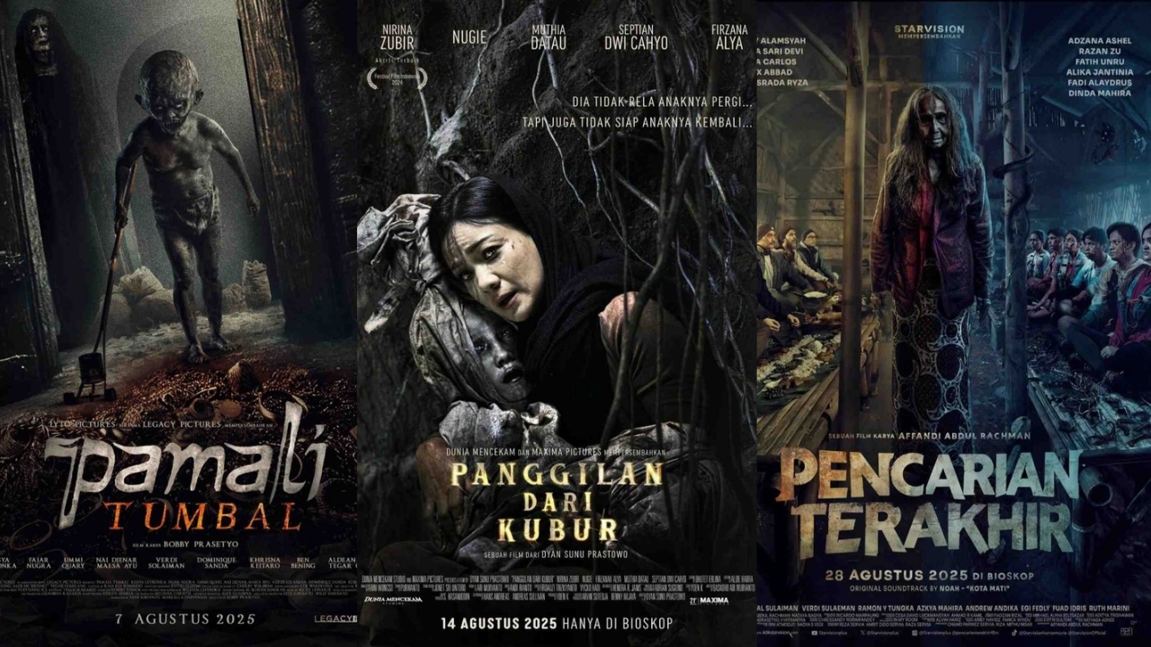 5 Film Horor Indonesia Paling Mencekam Agustus 2025, Ada yang Dibintangi Nirina Zubir dan Nugie