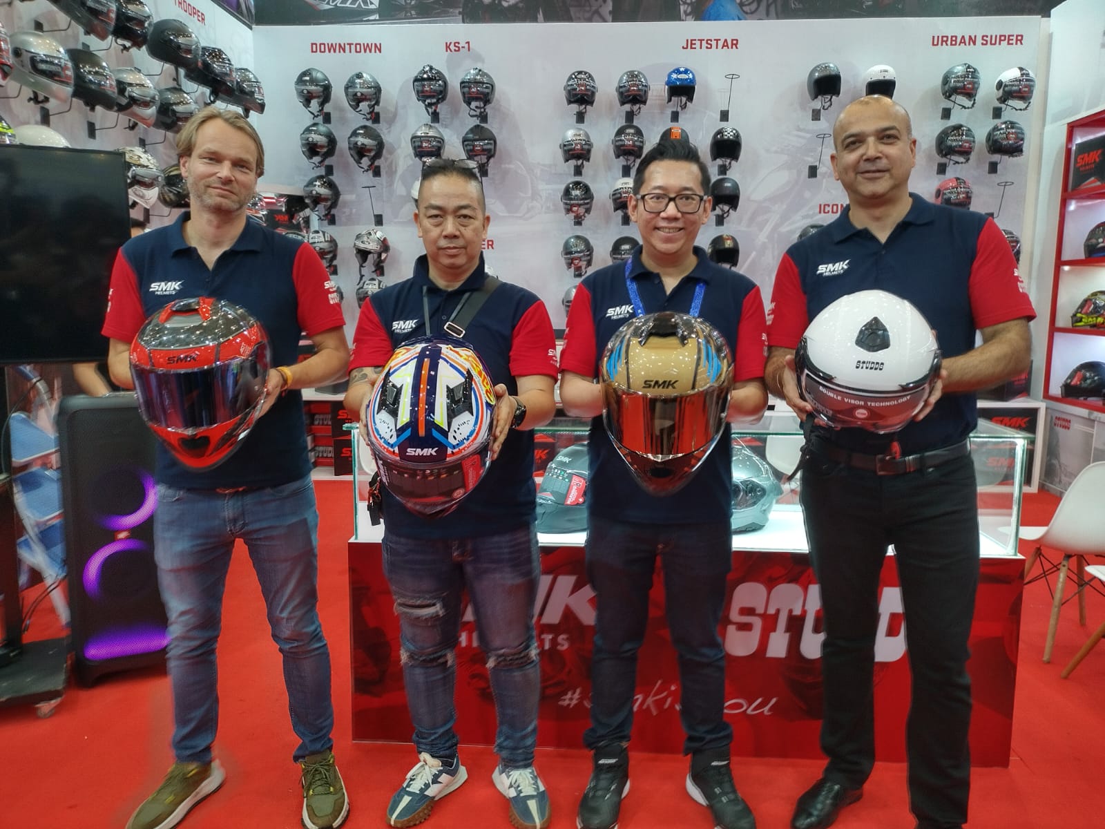 GIIAS 2023: SMK Helmet dan Studds Resmi Hadir di Indonesia, Helm Impor dengan Harga Terjangkau dan Tersertifikasi