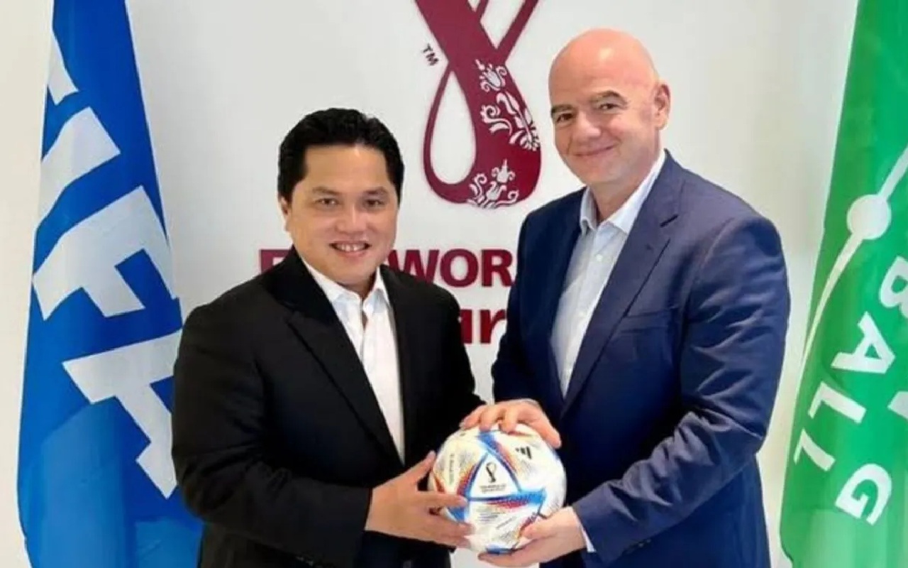 Efek Iran Mundur! Presiden FIFA Temui Erick Thohir, Indonesia Tampil di Piala Dunia 2026?