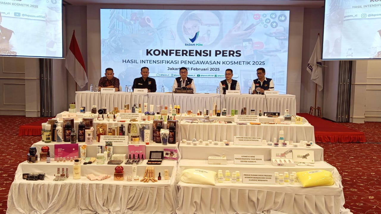 BPOM Bongkar Peredaran Kosmetik Ilegal senilai Rp31,7 Miliar, Melonjak 10 Kali Lipat dari Tahun Lalu