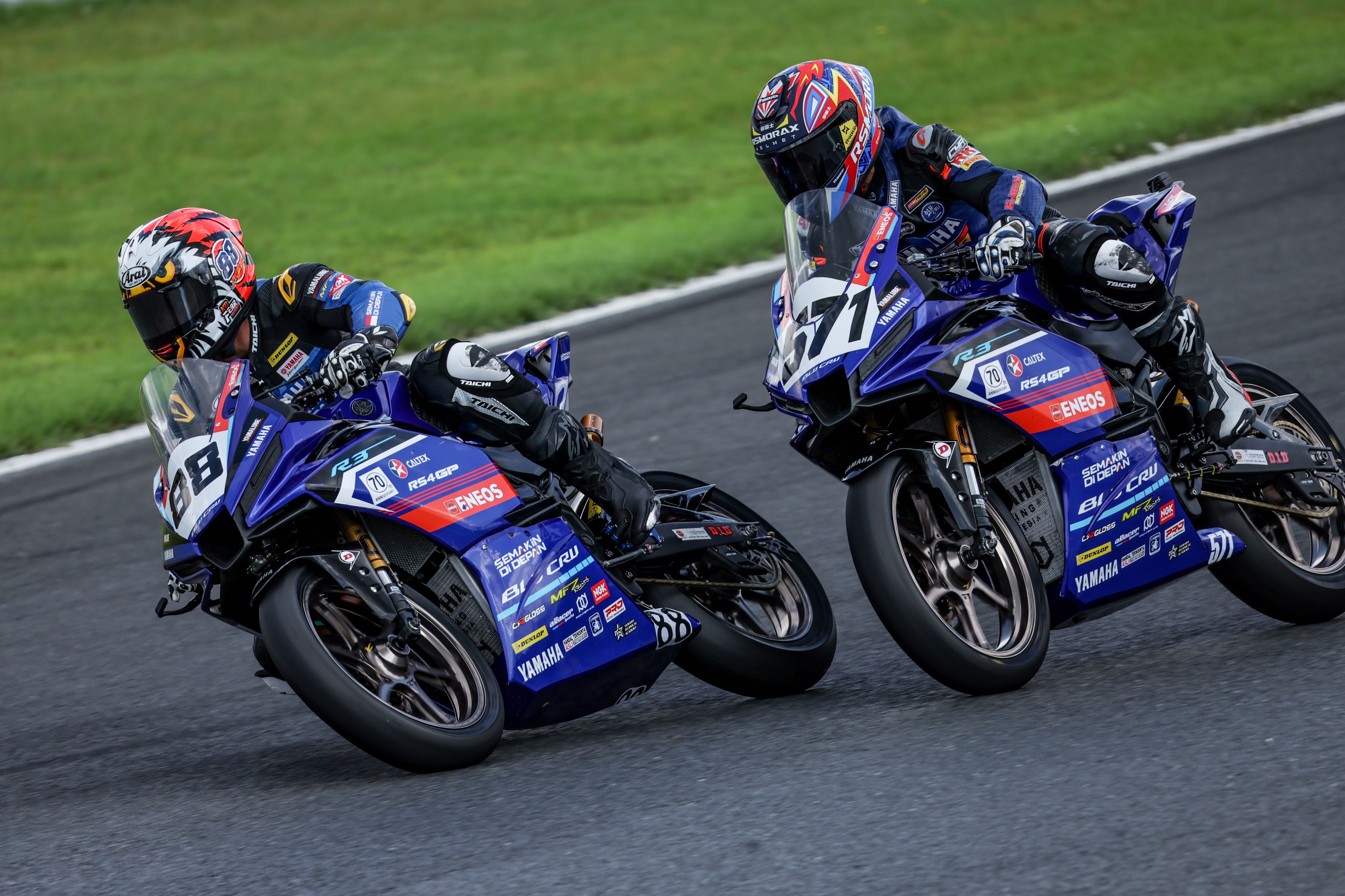 Rider YRI Tampil Impresif di ARRC Jepang 2025, Wahyu dan Candra Persembahkan Podium di AP250