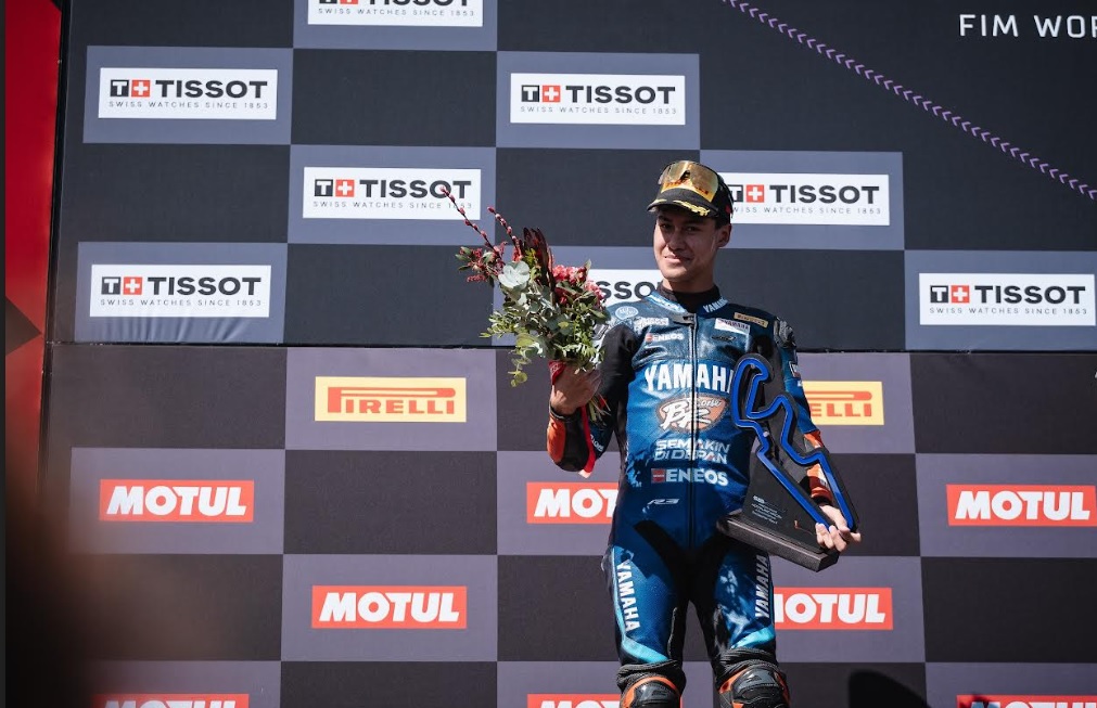 Juara Dunia di Depan Mata, Aldi Satya Mahendra Siap Cetak Sejarah di Seri Pamungkas WorldSSP300 Jerez 2024