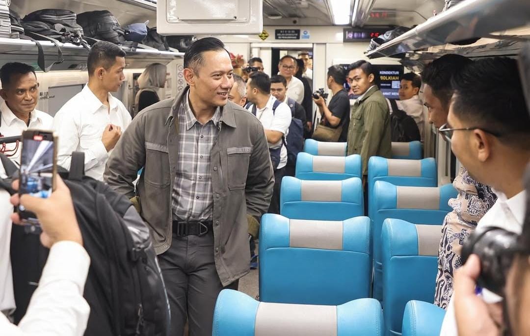 AHY Jajal Direct Train dari Gambir ke Yogyakarta: Aman, Nyaman