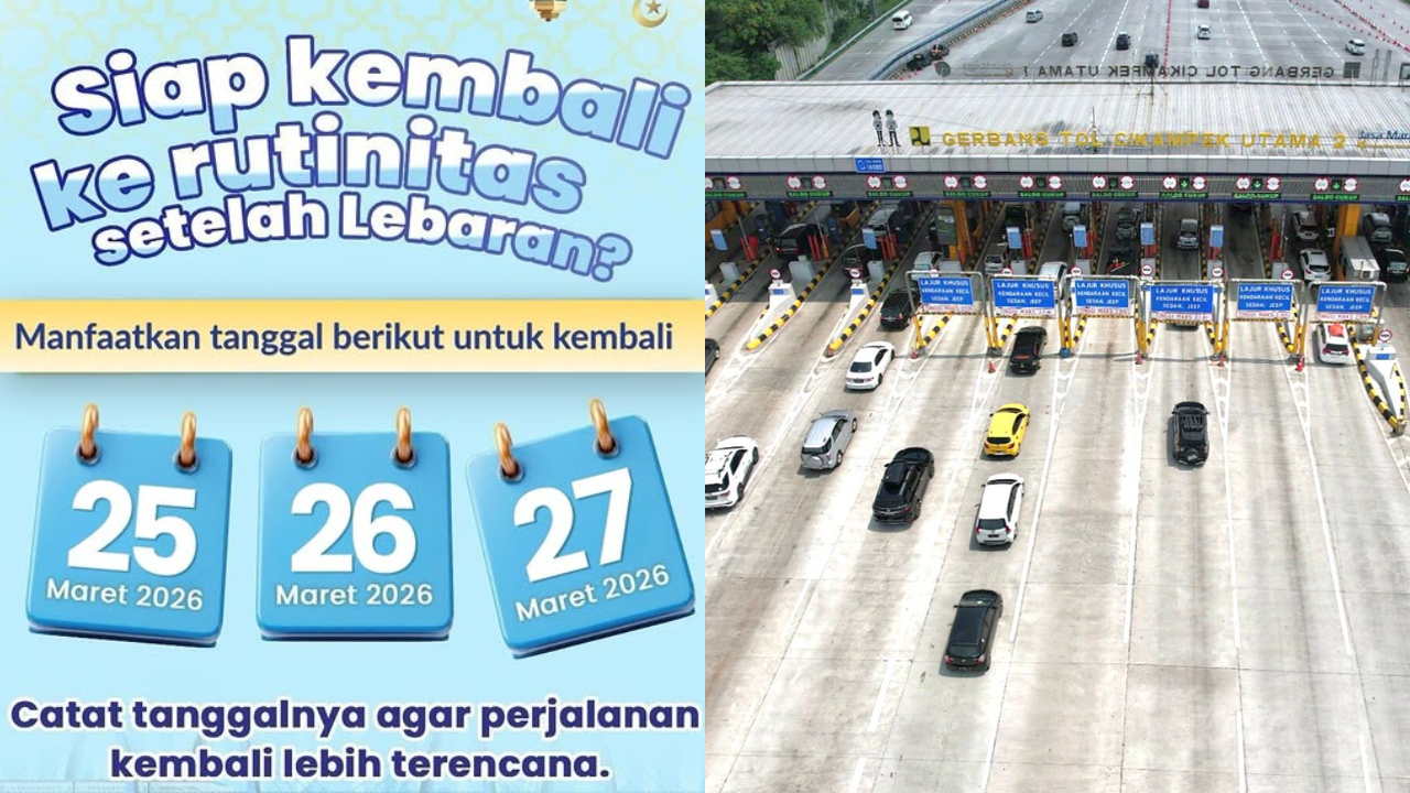 Jadwal Pulang Mudik Terbaik saat Arus Balik Lebaran 2026, Hindari Tanggal Segini!