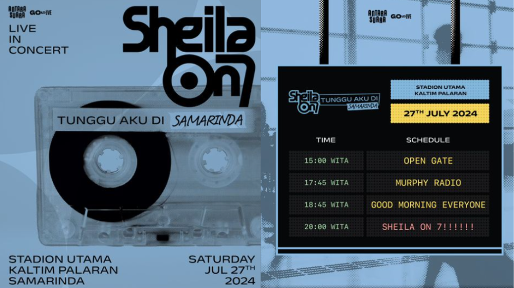 Rundown Konser Sheila On 7 'Tunggu Aku Di' Samarinda, Open Gate Pukul 15.00 WITA