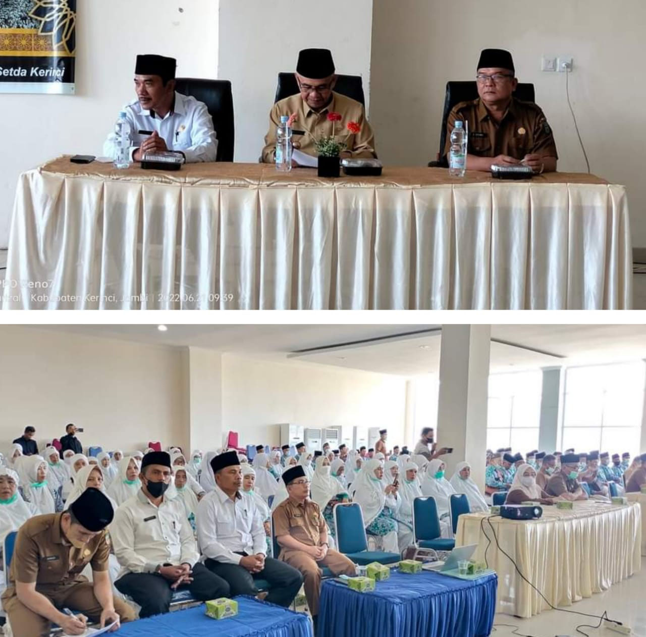121 Calon Haji di Kerinci Dilepas Bupati Adirozal dan Kepala Kemenag Pahrizal