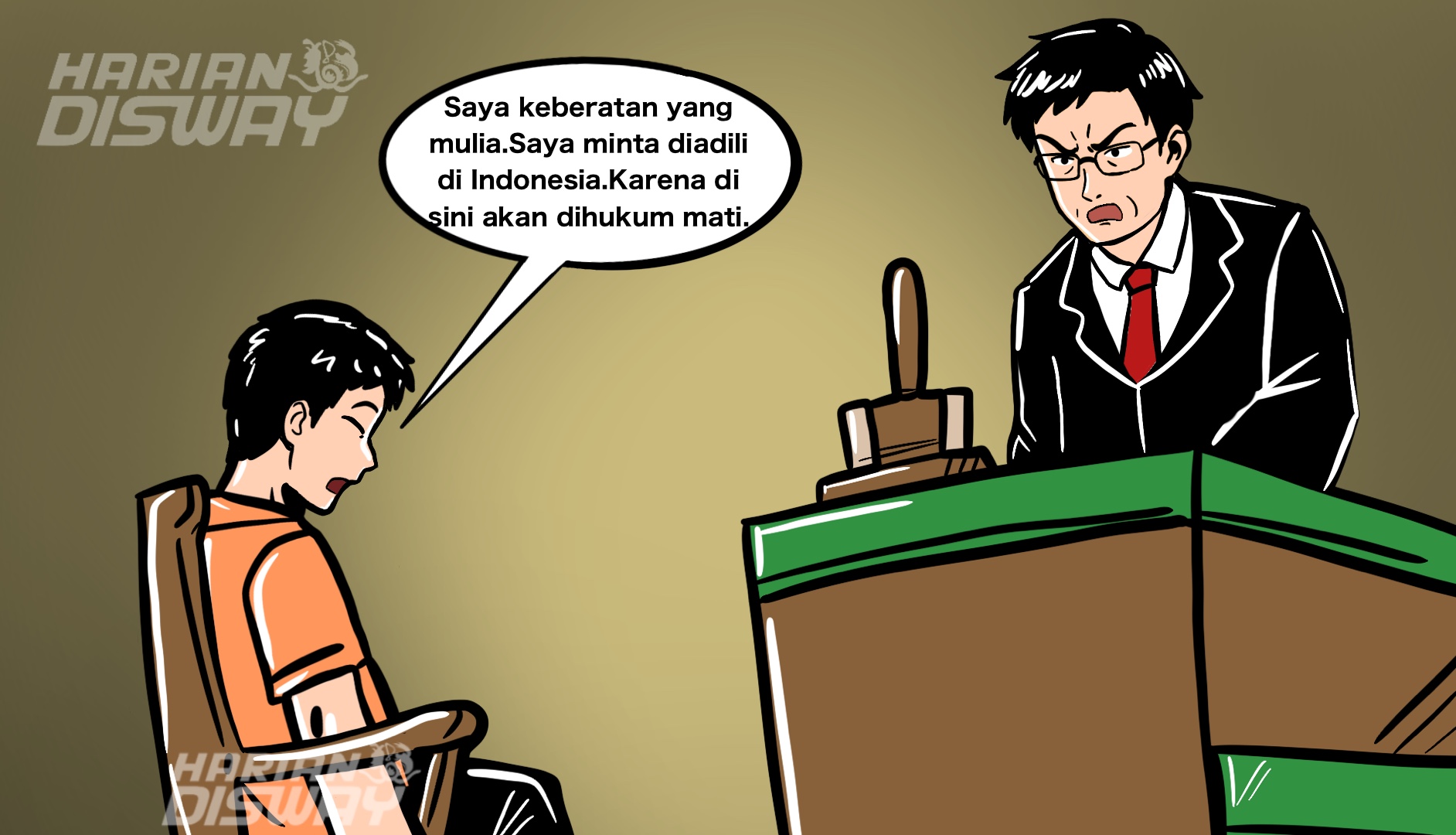 WNI Pembunuh di Singapura Minta Diadili di RI: Katanya, Ogah Dihukum Mati