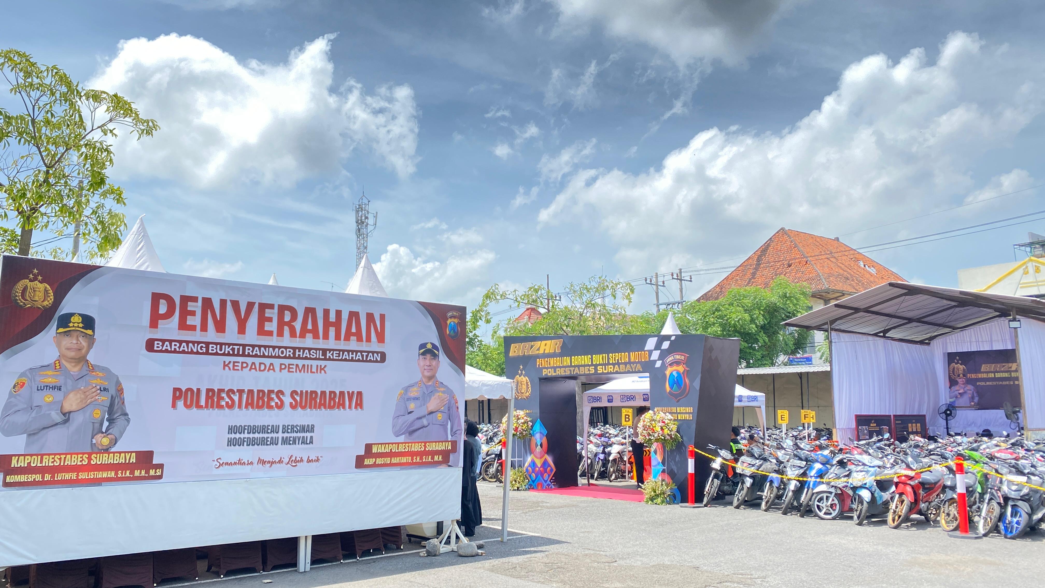 Bazar Pengembalian Barang Bukti Ranmor Tetap Buka di Sabtu dan Minggu