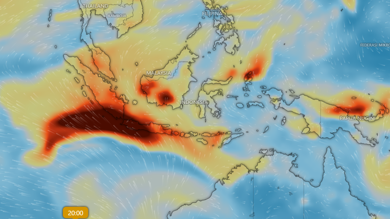 Waspada Bahaya Sebaran Gas SO2 Akibat Erupsi Gunung Anak Krakatau, Bisa Bikin Sesak Napas