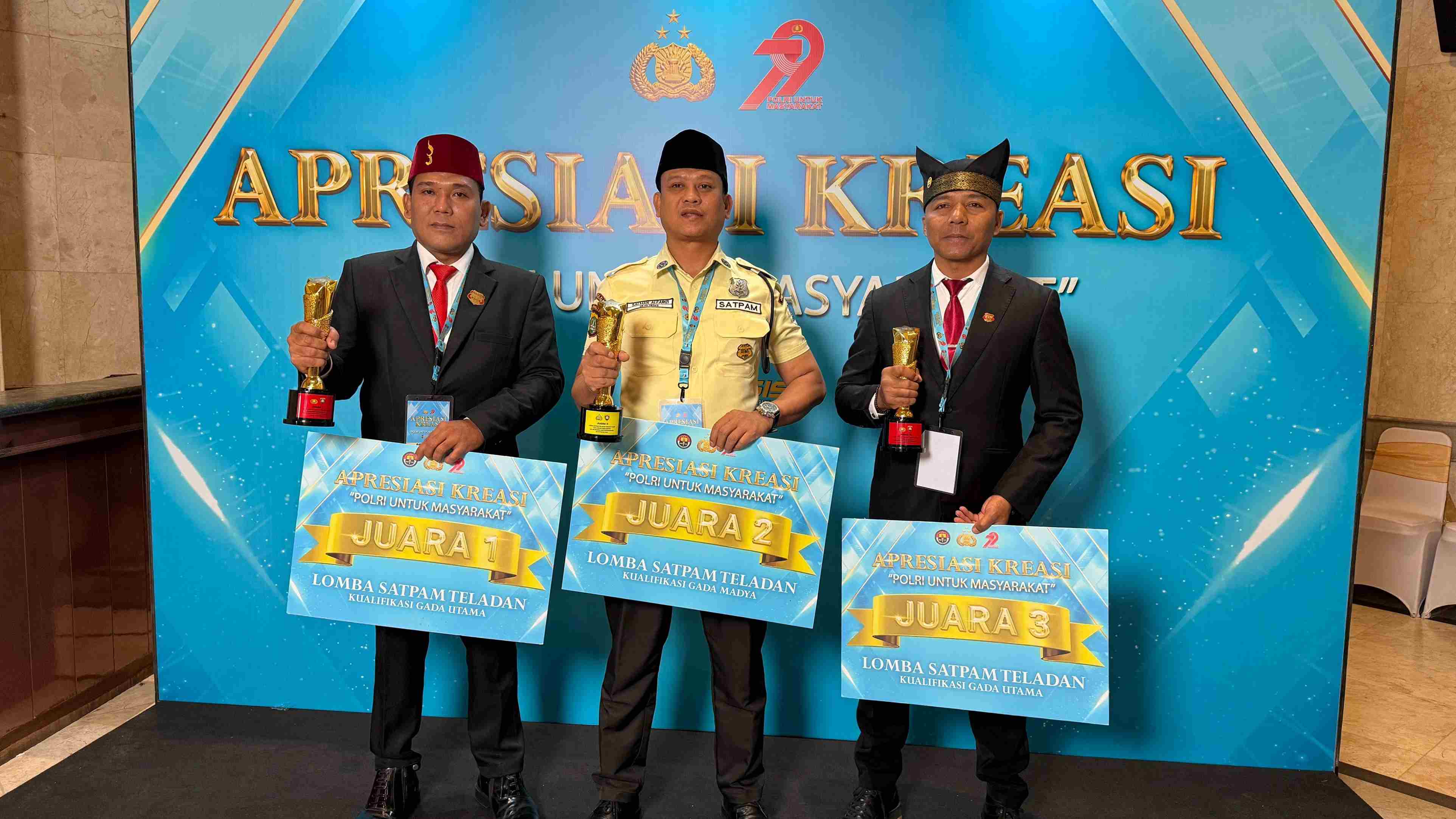 Satpam PKSS Raih Penghargaan Teladan di Hari Bhayangkara ke-79