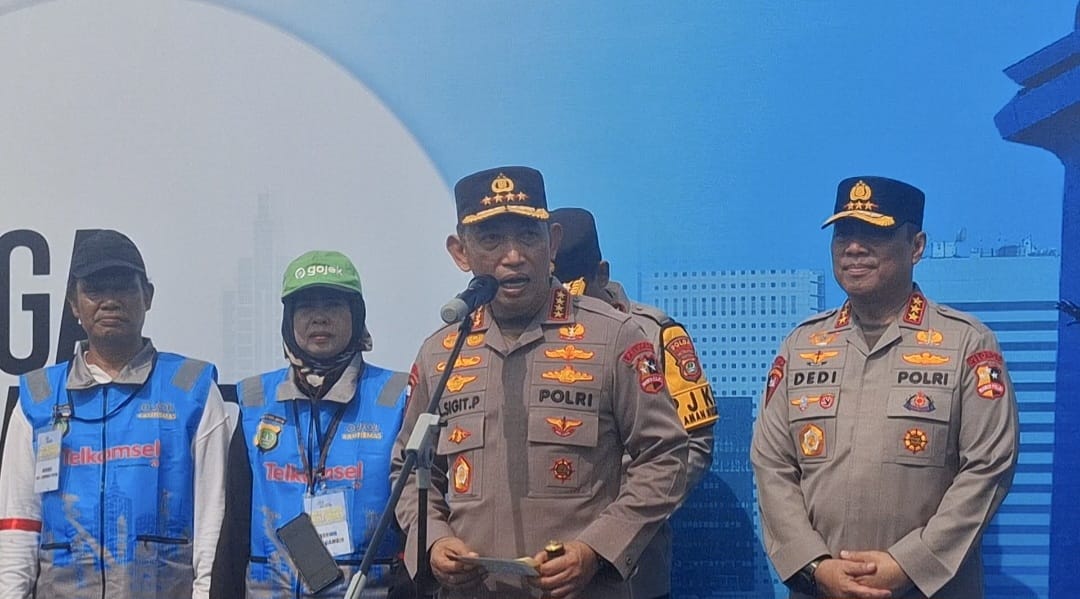 Kapolri Ajak Ojol Jaga Jakarta! Ribuan Pengemudi Deklarasi Kamtibmas di Monas
