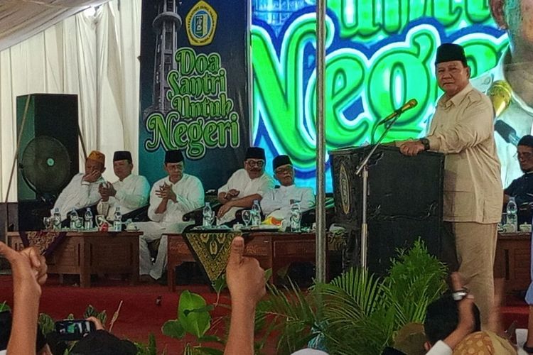 Prabowo di Probolinggo: Saya Dua Kali Dikalahkan, Tentu Saja Sedih 