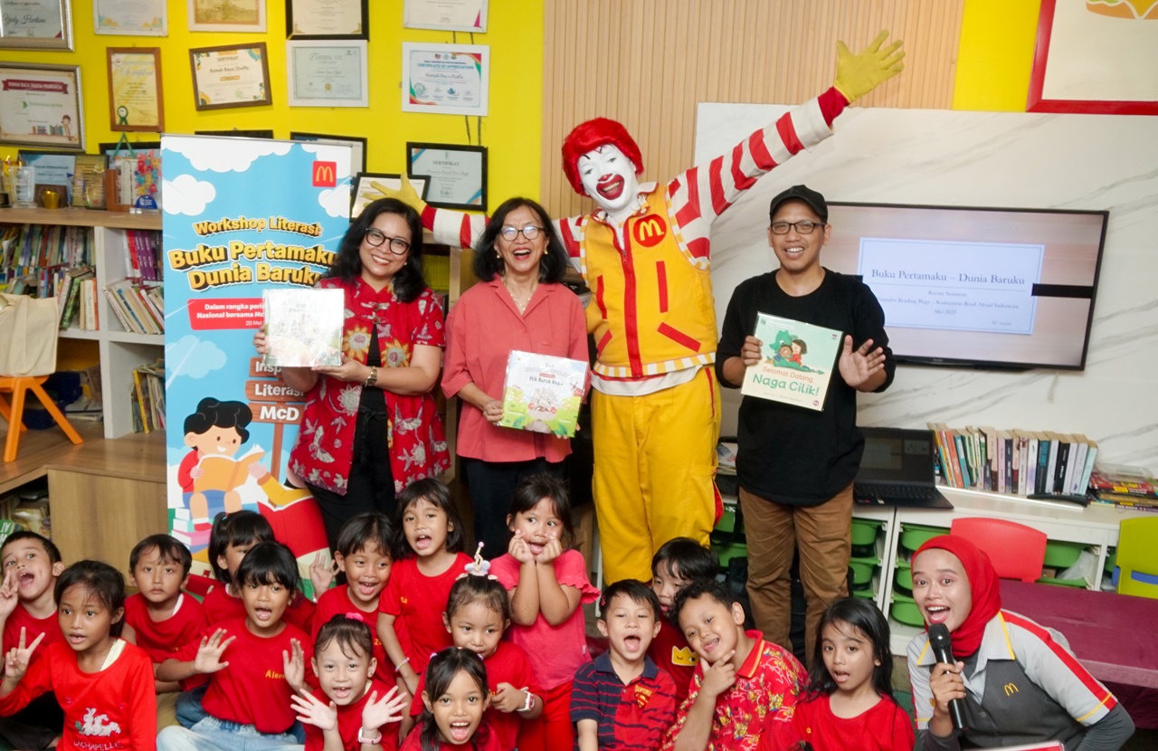 Ini Cara McDonald’s Indonesia dan Rumah Baca Zhaffa Tingkatkan Literasi Baca Tulis pada Anak