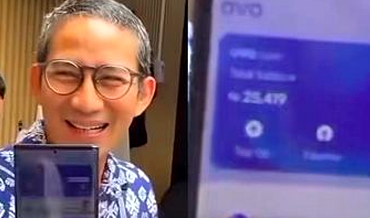 Viral! Sandiaga Uno Pamer Saldo E-Wallet Rp25 Ribu: Ekonomi Sedang Berat! 