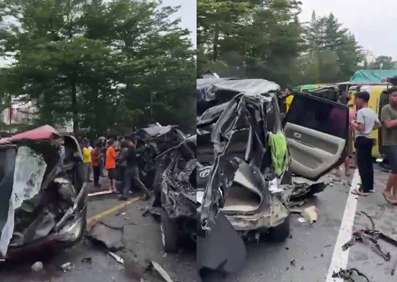 Kecelakaan Beruntun di Sibolangit, Truk Diduga Rem Blong Tabrak 6 Kendaraan, 4 Orang Tewas